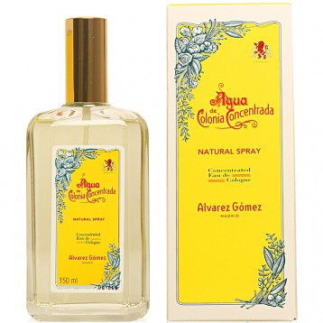 AGUA DE COLONIA ÁLVAREZ GÓMEZ CONCENTRADA EDC 80 ML @ (sin caja, 70% del contenido y sin tapon)