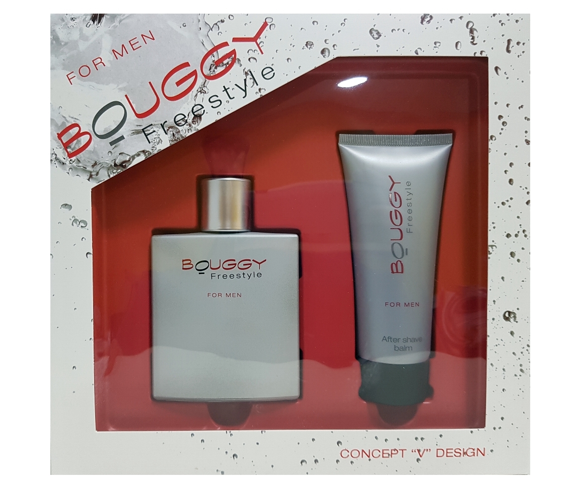 SET CONCEPT V DESIGN BOUGGY FREESTYLE FOR MEN EDT 100 ML REGULAR + AFTER SHAVE BALSAMO 100 ML