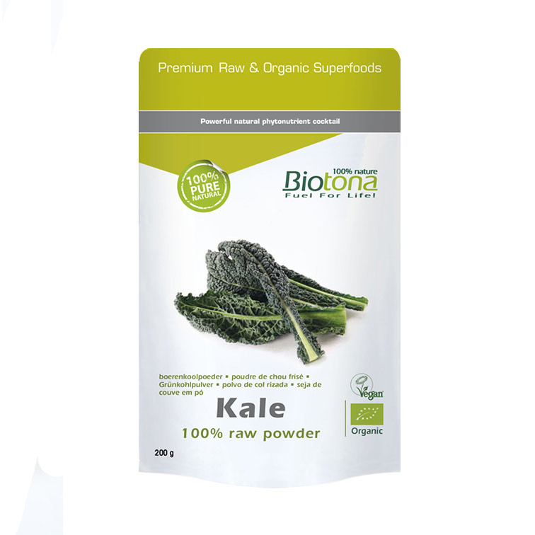 BIOTONA KALE RAW POWDER (COL RIZADA POLVO) 120 GRAMOS REGULAR