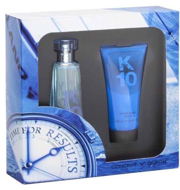 SET CONCEPT V DESIGN K10 MAN EDT 100 ML + AFTER SHAVE 100 ML