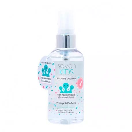 SEVEN KIDS AGUA DE COLINIA CON PREBIOTICOS BAJO EN ALCOHOL 100 ML @