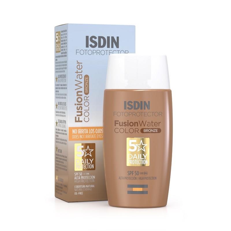 ISDIN FOTOPROTECTOR FUSION WATER COLOR OIL FREE BRONZE SPF 50 
